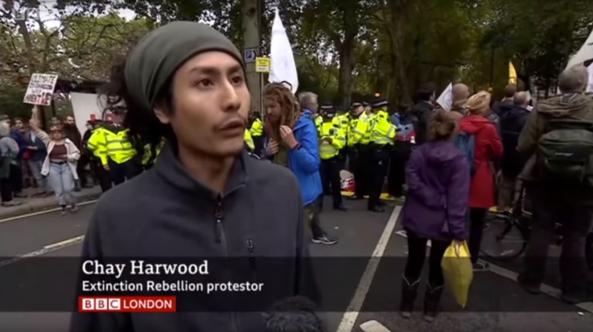 BBC News London | 08.10.2019 - Extinction Rebellion UK