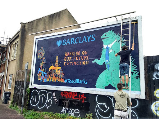 Barclays banking on our future poster