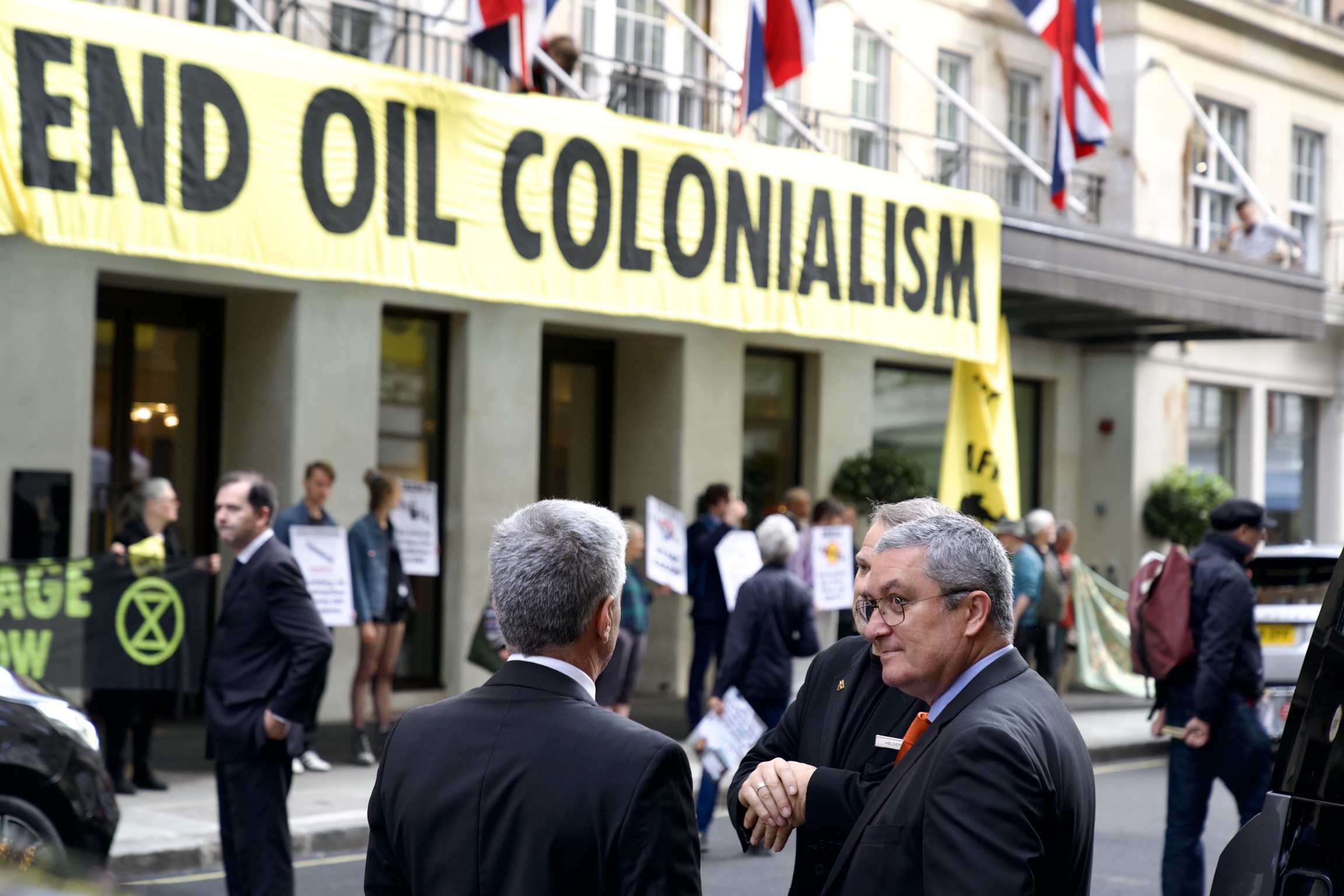 disrupt Africa Oil Conference in Mayfair - Extinction Rebellion UK - Extinction Rebellion