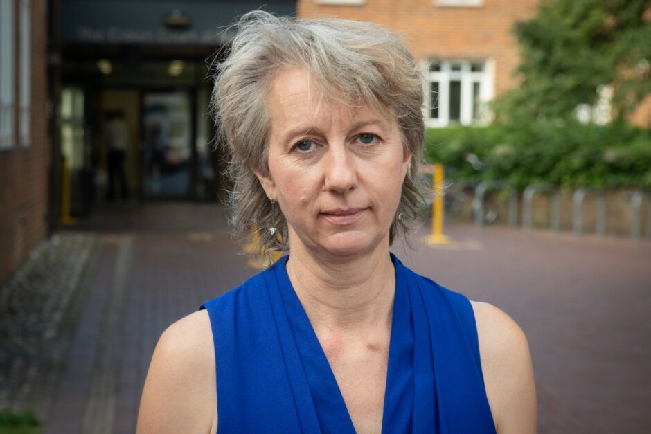 Gail Bradbrook at Isleworth Crown Court by Gareth Morris.